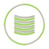 Sport-Knight® Hula Hoop Edelstahl-Reifen Grün inkl. Buch